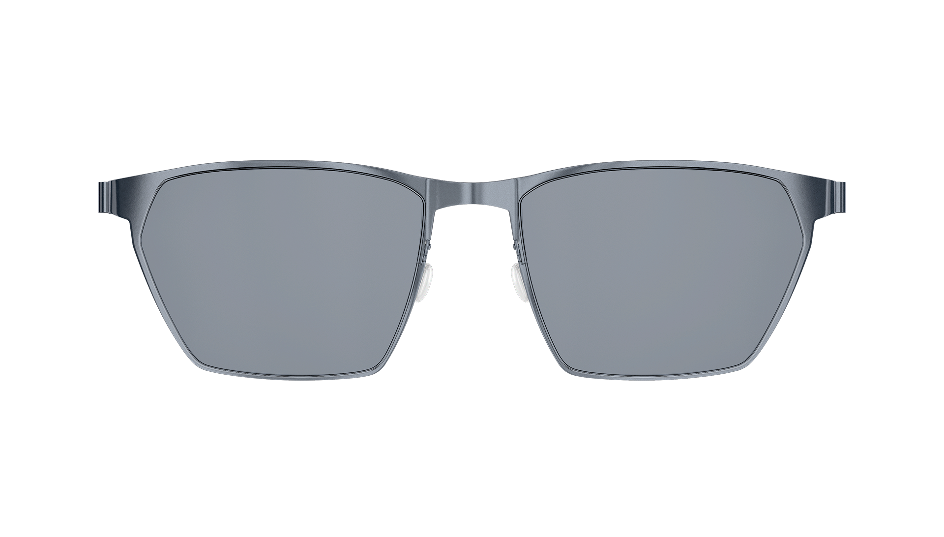 LINDBERG sun titanium Model 8906 angular square shape sunglasses in PU16 grey colour