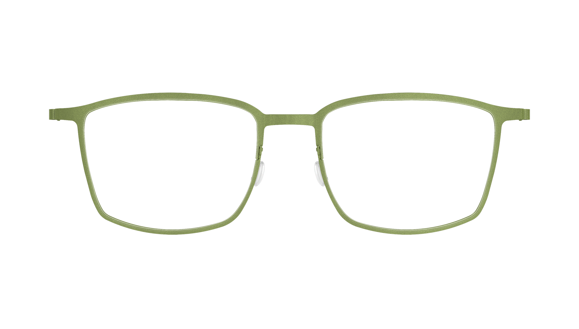 LINDBERG spirit Model 9619 U34 rounded rectangle shape titanium glasses in green colour