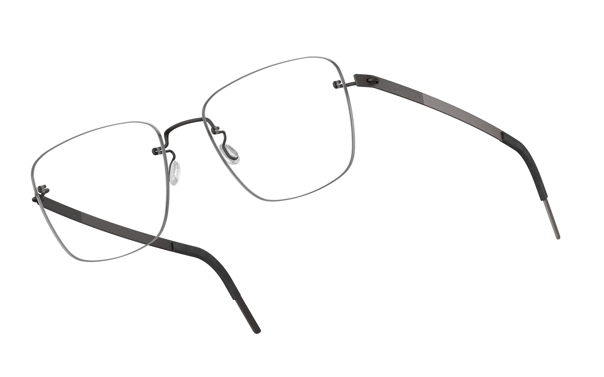 titanium rimless glasses