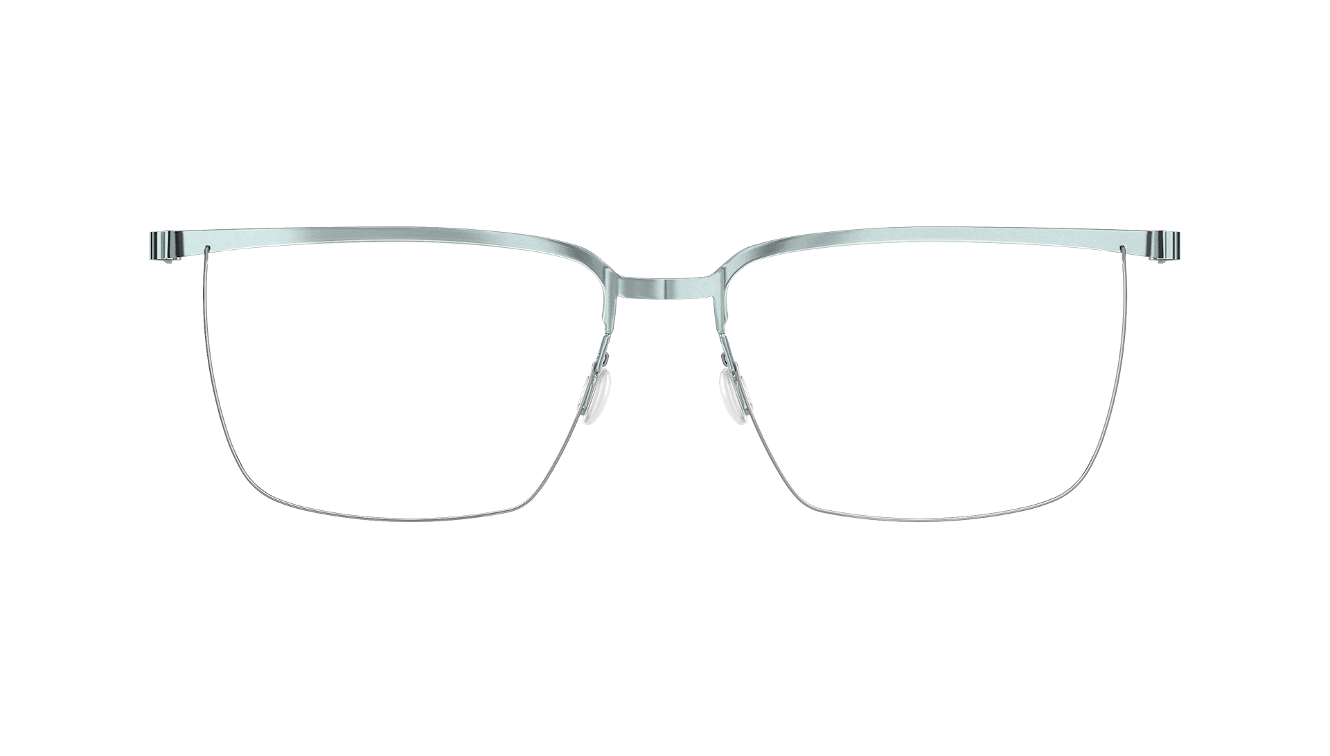 LINDBERG spirit Model 8420 P30 half rim square shape glasses in light blue colour