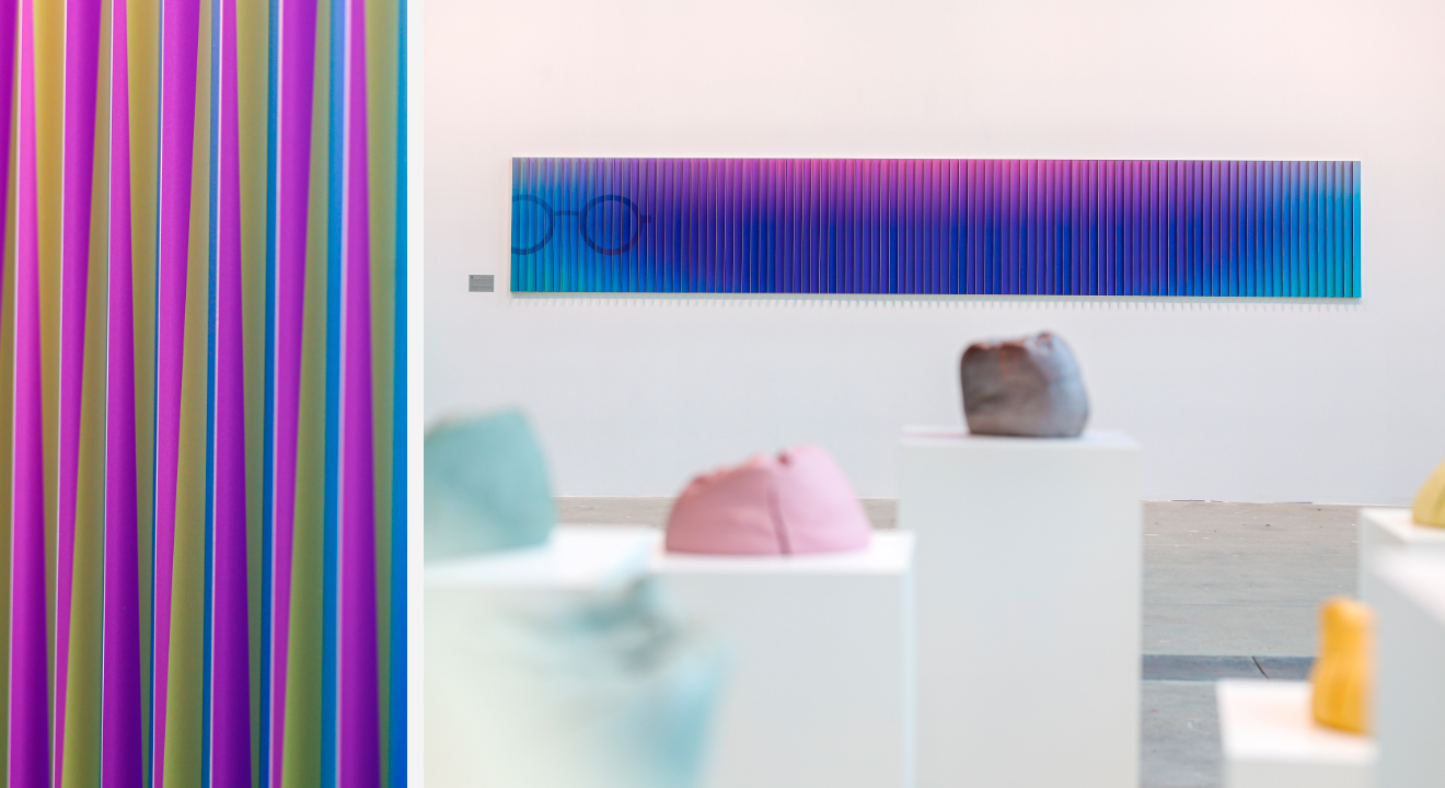 Detailansicht einer LINDBERG-Kunstinstallation beim West Bund Art & Design Festival 2020