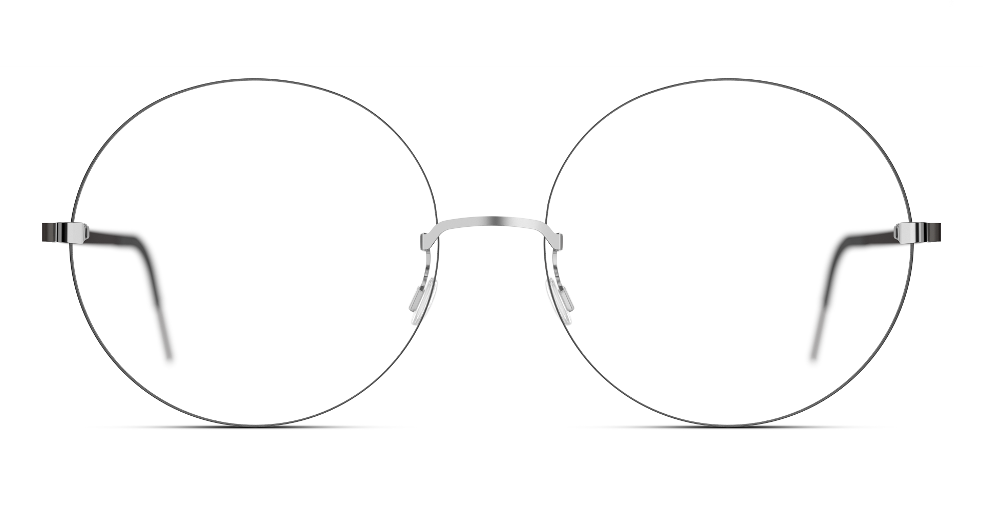 LINDBERG strip3p titanium Model 2395 round rimless glasses