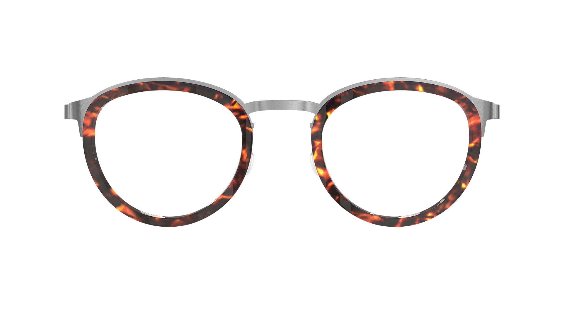 LINDBERG mof Model 4509 tortoise rimmed titanium glasses with interchangeable lenses